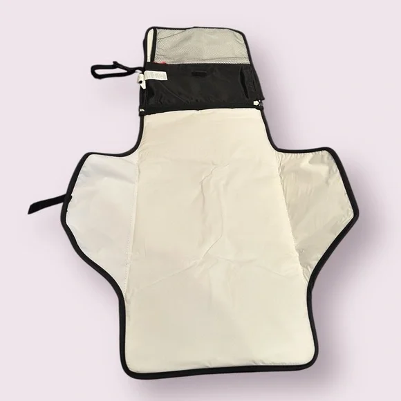 Disney Baby Love Mickey Mouse Black and Red Travel Diaper Mat With Storage - Picture 4 of 8